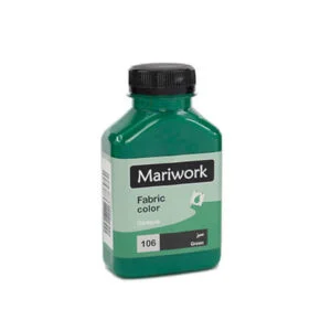 تصویر رنگ پارچه سبز ماری ورک Green mariwork color code 106_250ml Image
