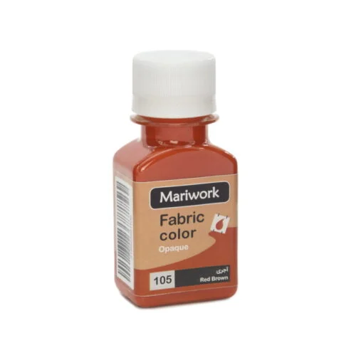 redbrown mariwork color code 105 Image تصویر رنگ پارچه آجری ماری ورک redbrown mariwork color code 105 Image