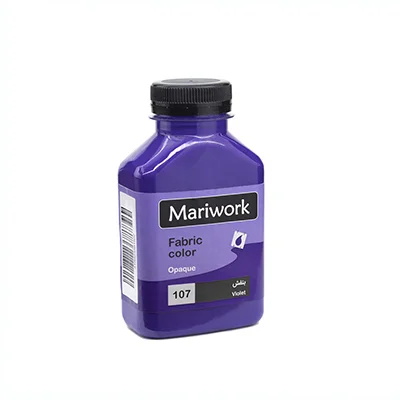 تصویر رنگ پارچه بنفش ماری ورک Violet mariwork color code 107_250ml Image