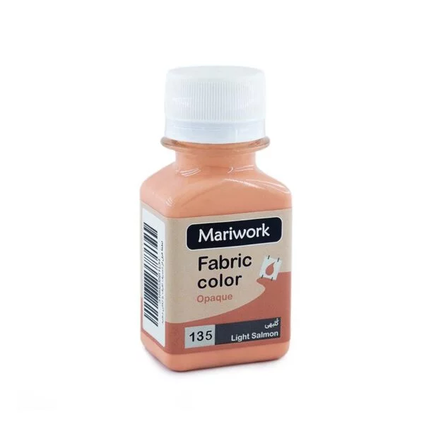 تصویر رنگ پارچه گُلبهی ماری ورک light salmon mariwork color code 135 Image