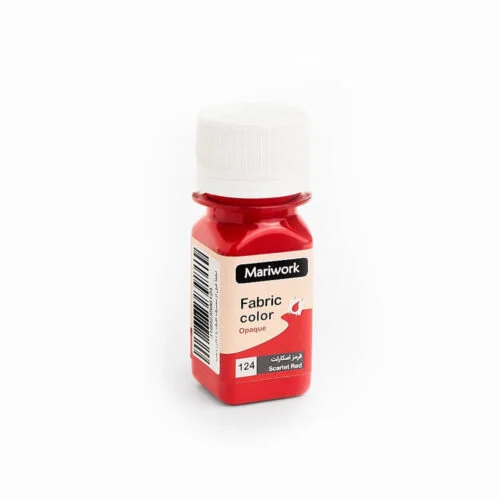 124 رنگ پارچه قرمز اسکارلت ماریورک | 124