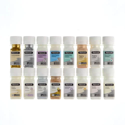 whole-mediumes-30ml-set ست کامل مدیومهای پارچه ماریورک | 30 میل